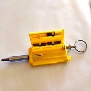 Compact Screwdriver Tool Set Keychain Keyring Phillips Flathead Emergency Use